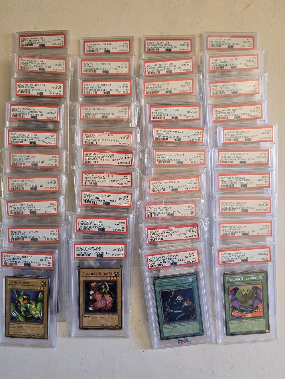 (40) PSA 10 1st. Edition LOB Slabs
